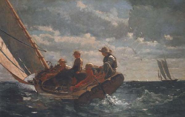 Winslow Homer Breezing Up (A Fair Wind) (mk44) oil painting image